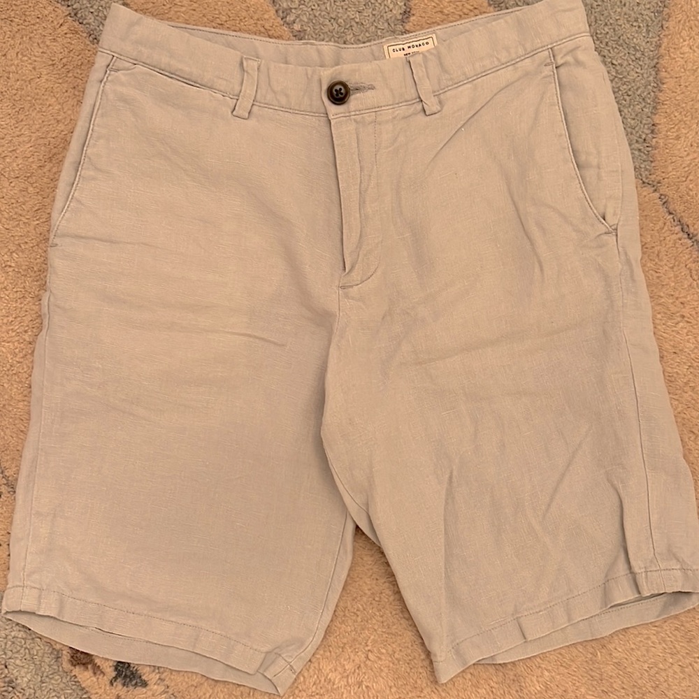 Club Monaco Sz 28 Linen Shorts